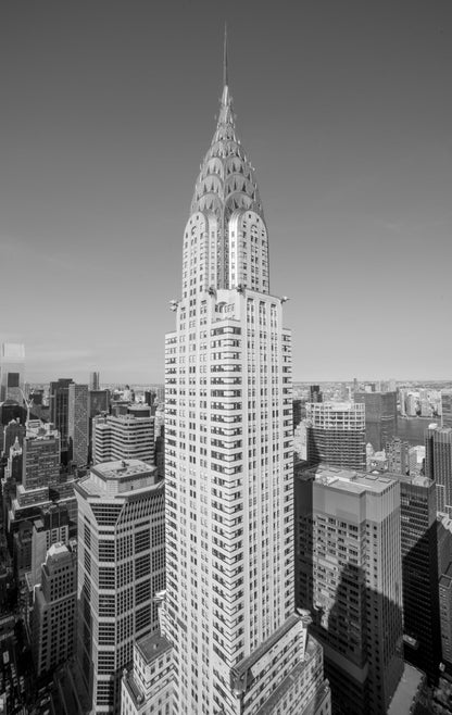 Chrysler Black and White - Poster / Art Print