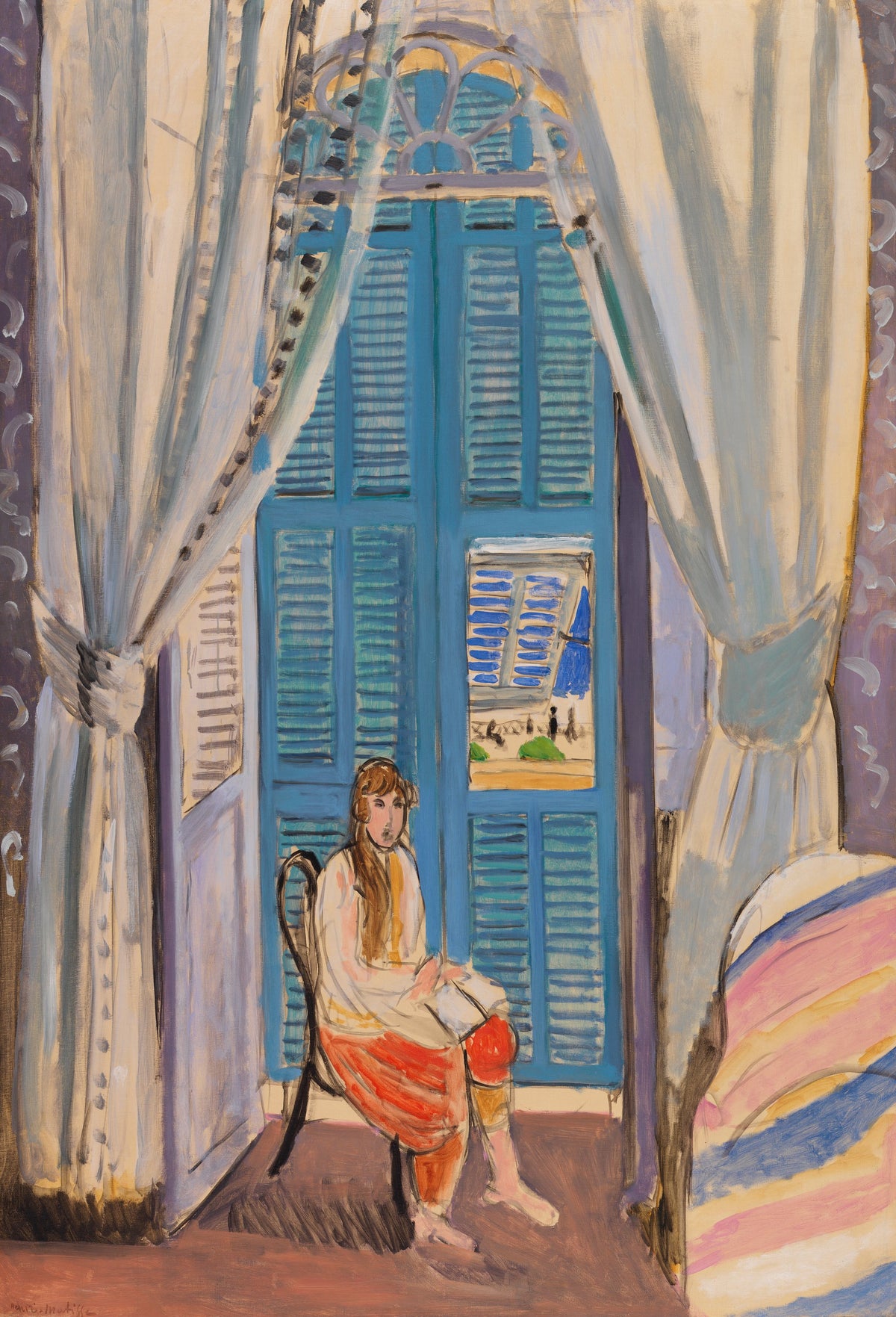 Henri Matisse's the Venetian Blinds (les Persiennes) (1919) - Poster / Art Print