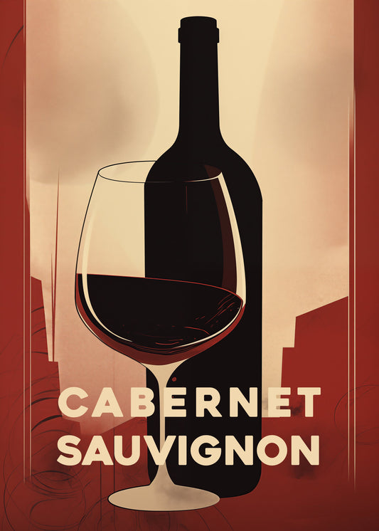 Red Red Wine No 3 - Poster / Art Print