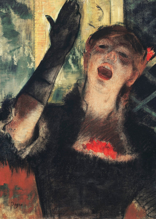 Café Singer - Poster / Art Print