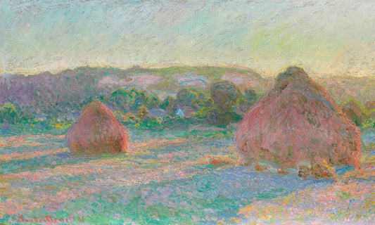 Stacks of Wheat, End of Summer (1890–1891) By Claude Monet - Poster / Art Print