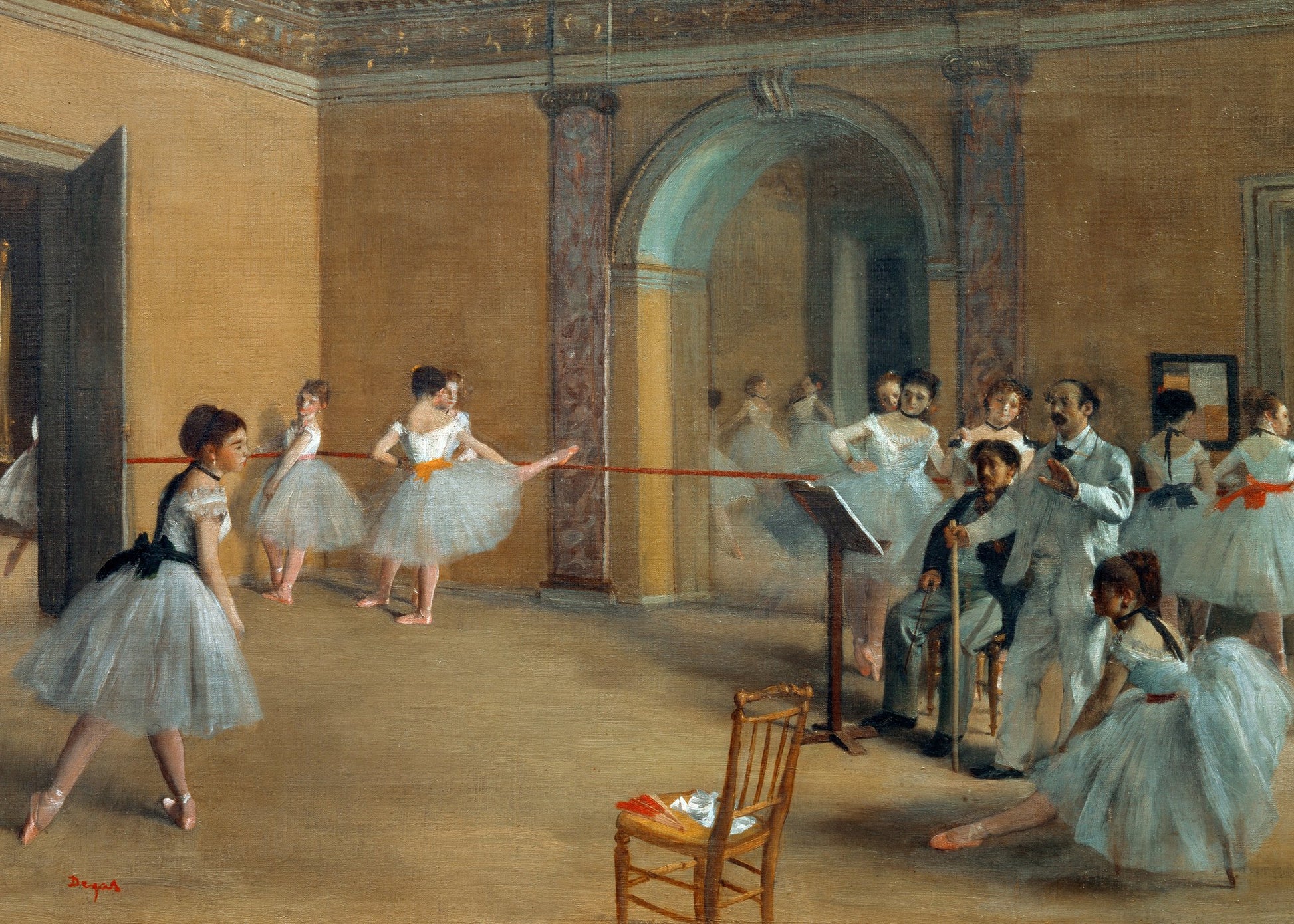The Dance Foyer At the Opera On the Rue Le Peletier - Poster / Art Print