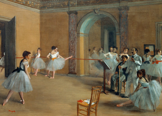 The Dance Foyer At the Opera On the Rue Le Peletier - Poster / Art Print