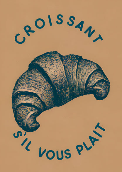 Croissant - Poster / Art Print