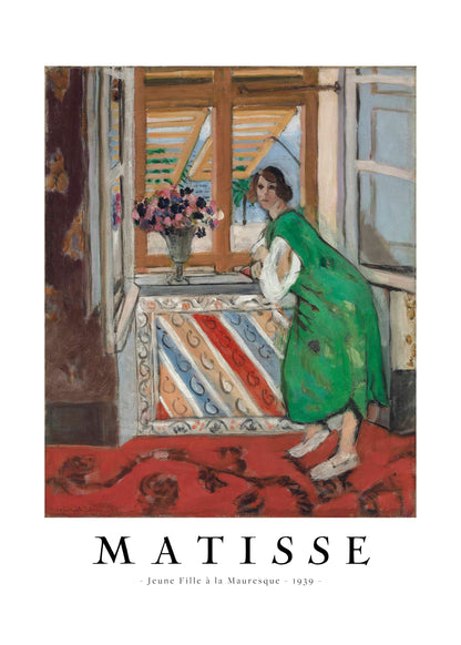Jeune Fille a La Mauresque 1939 - Poster / Art Print