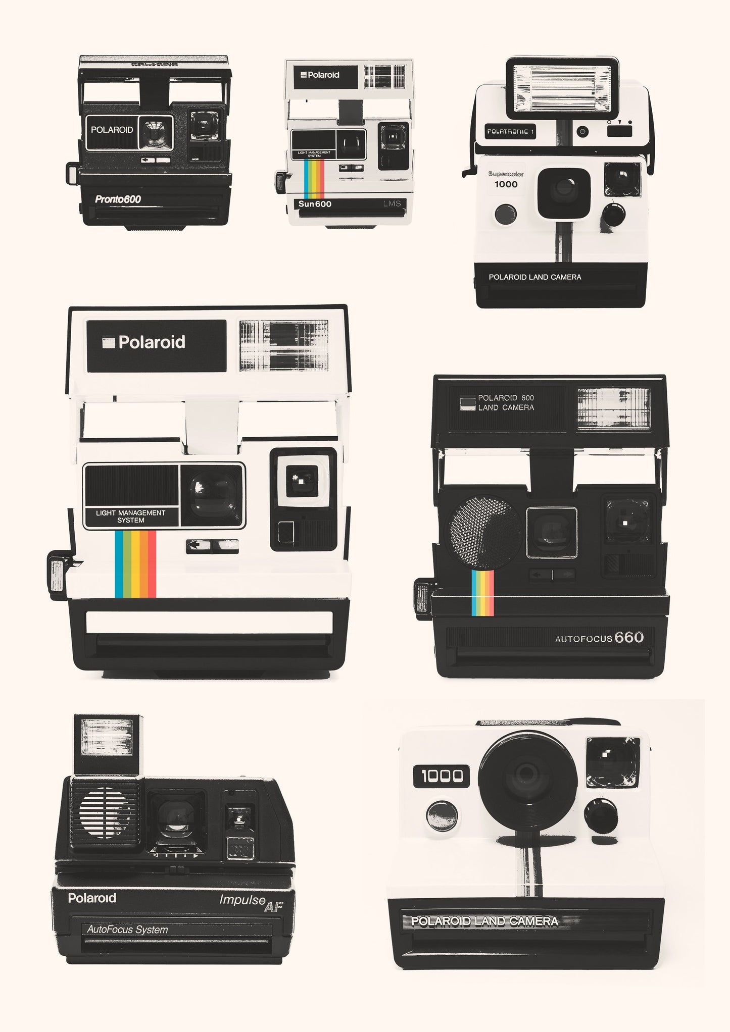 Instant Camera Collection - Poster / Art Print
