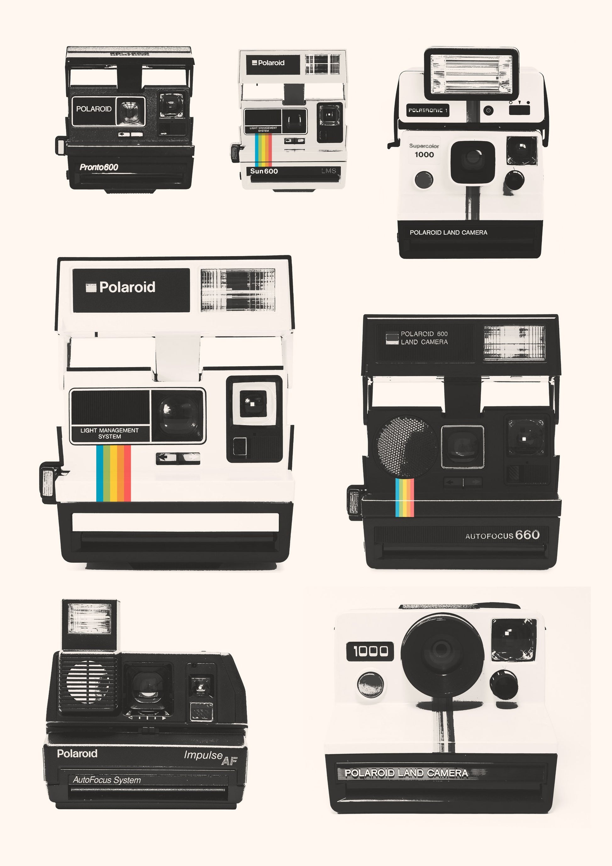 Instant Camera Collection - Poster / Art Print