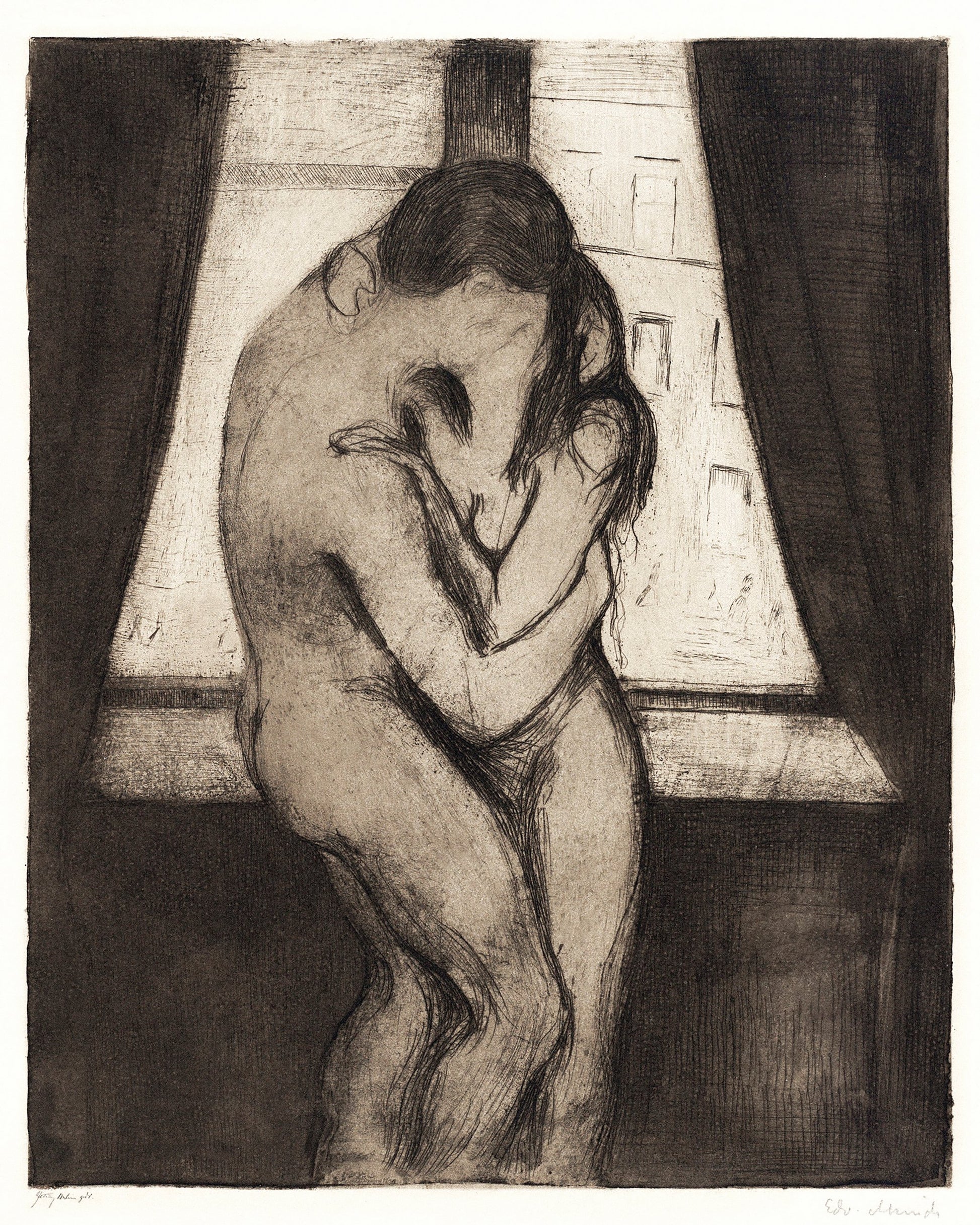 The Kiss 1895 - Poster / Art Print