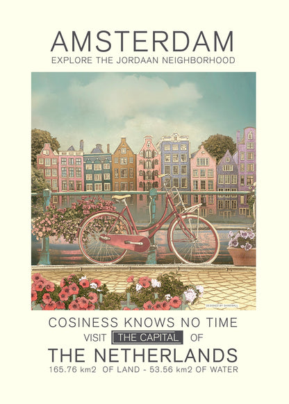 Amsterdam print - Poster / Art Print