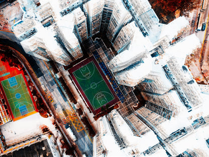 among HK buildings - Poster / Art Print