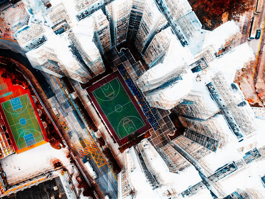 among HK buildings - Poster / Art Print
