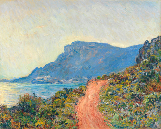 La Corniche Near Monaco (1884) By Claude Monet - Poster / Art Print