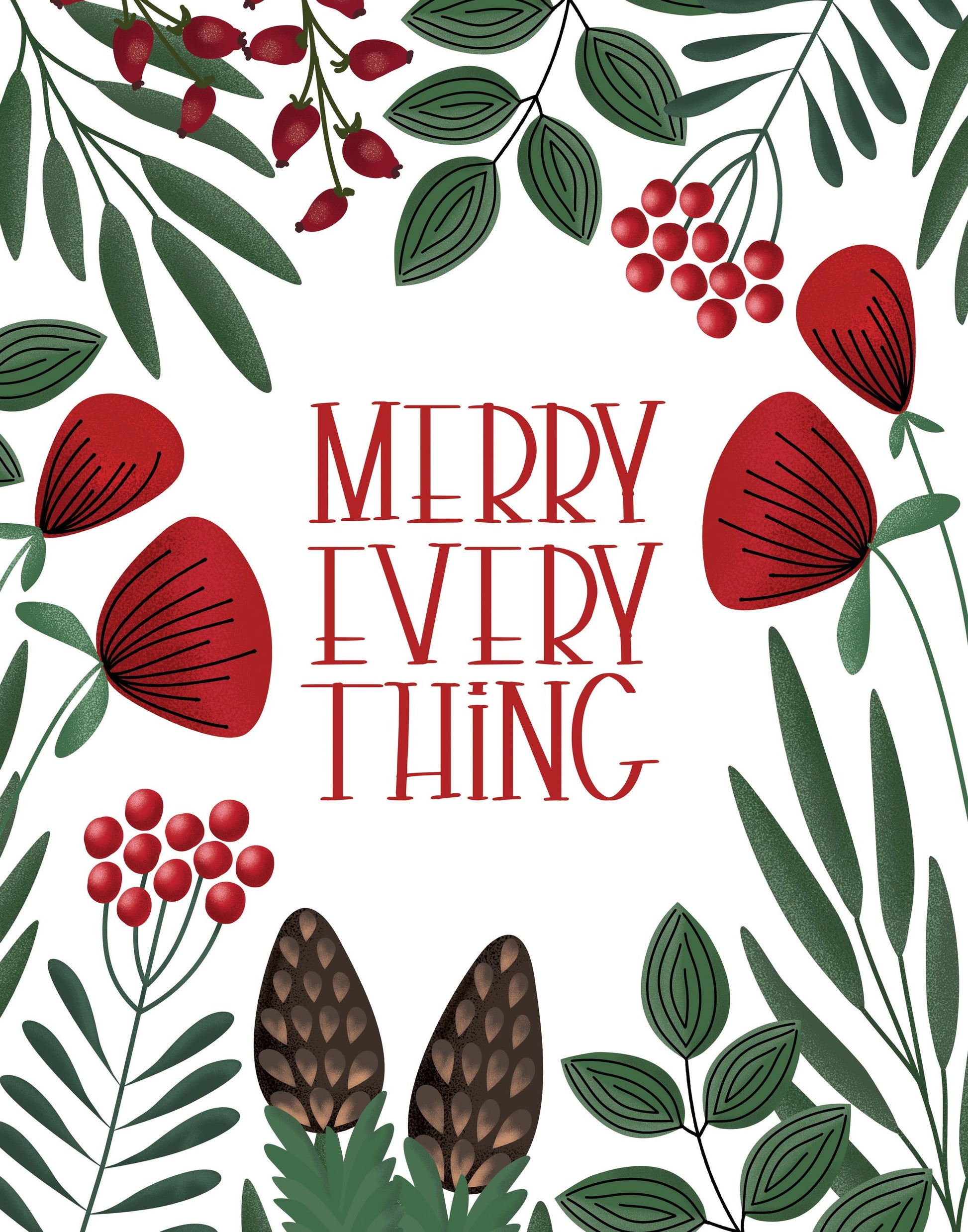 Merry everything - Poster / Art Print