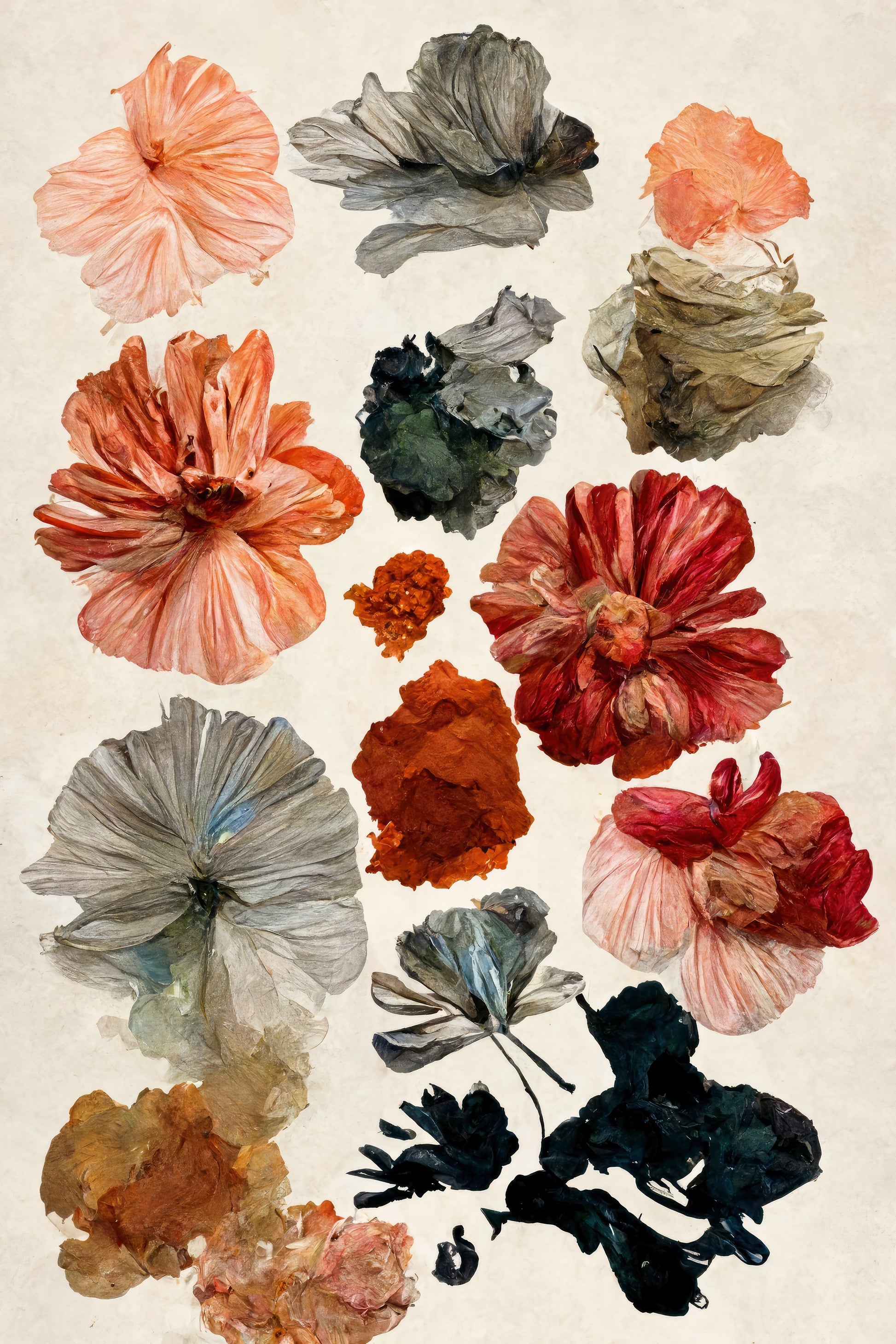 Dry Flower Collection - Poster / Art Print