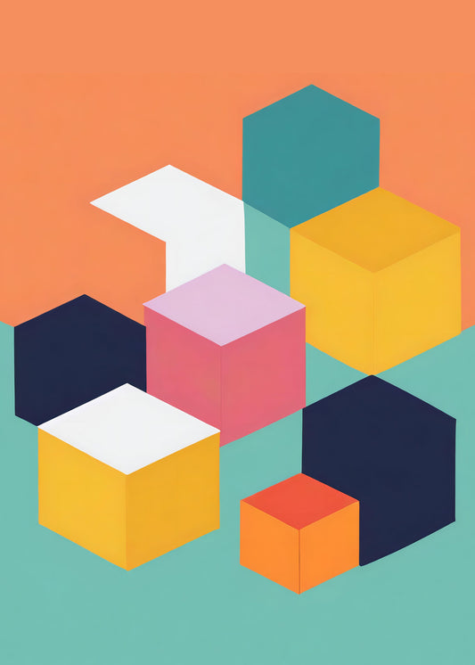 Cubes - Poster / Art Print