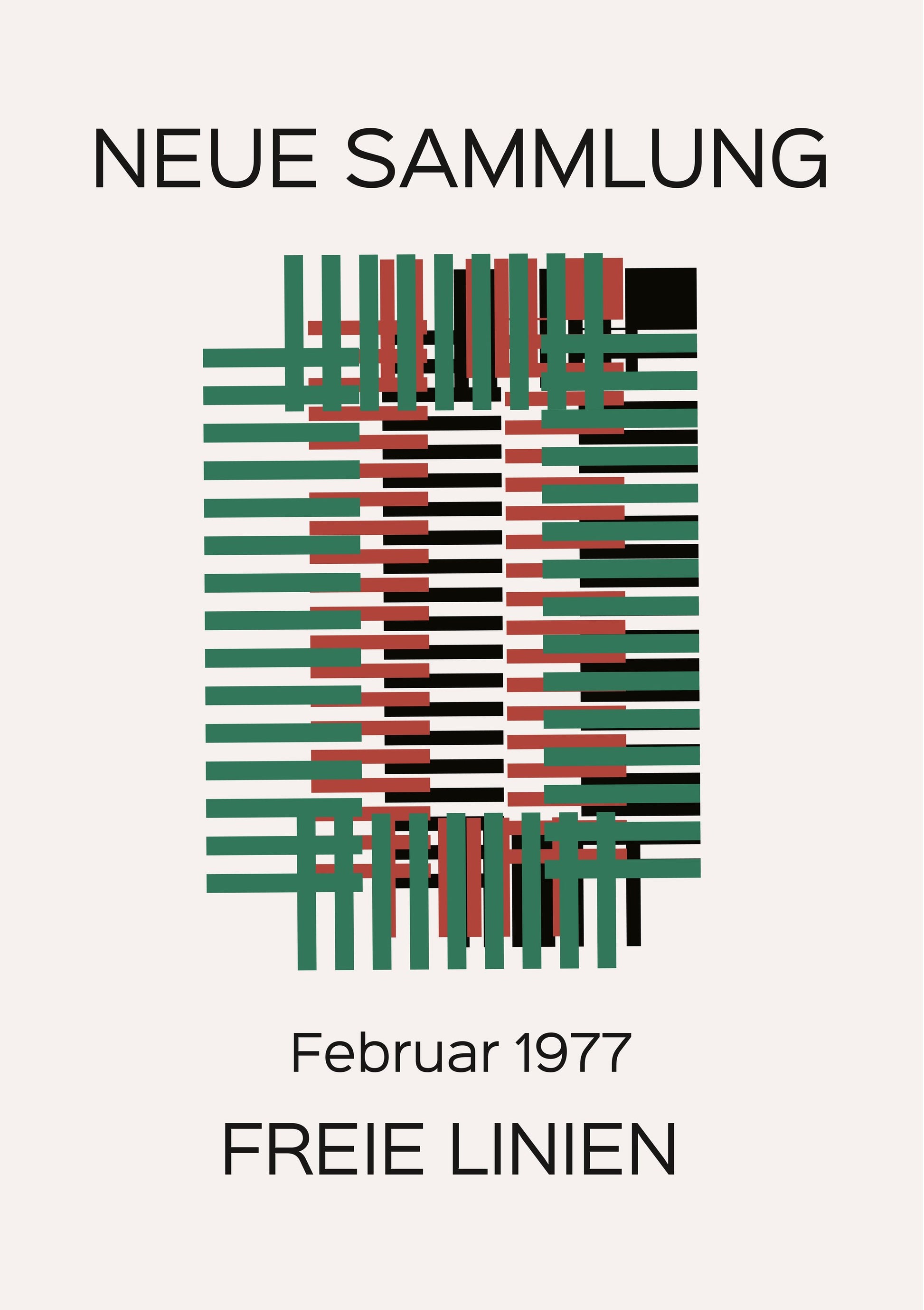 Neue Sammlung no. 01 - Poster / Art Print