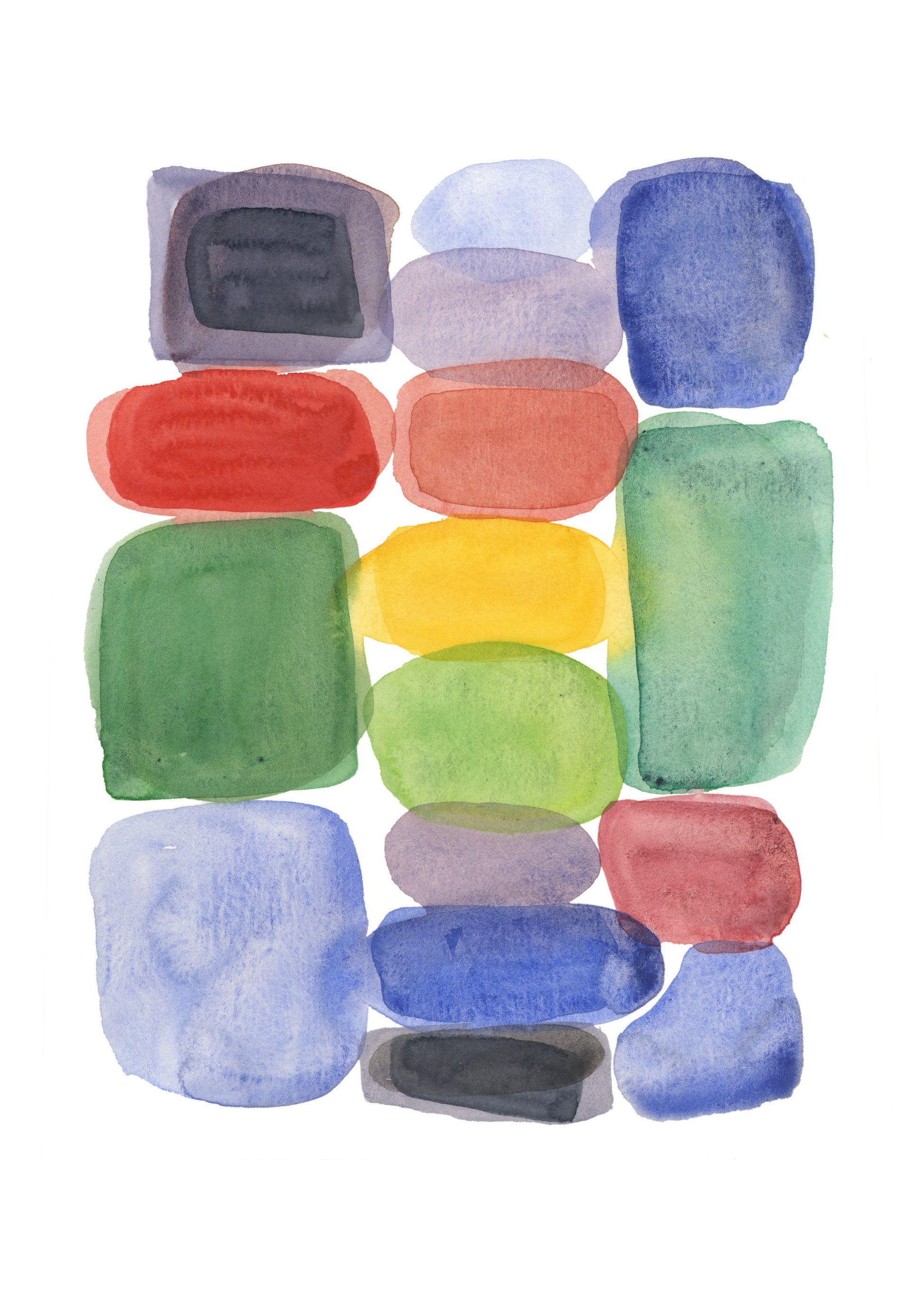 Color Blocks 2 - Poster / Art Print