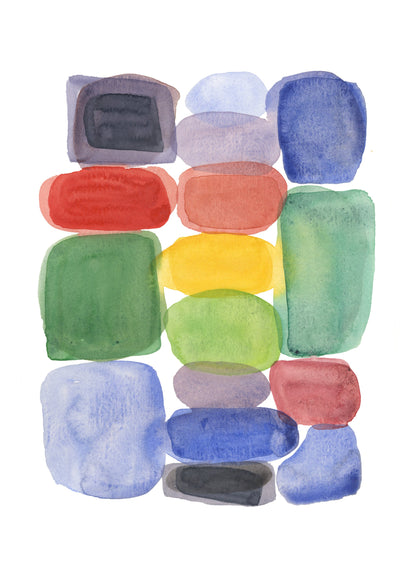 Color Blocks 2 - Poster / Art Print