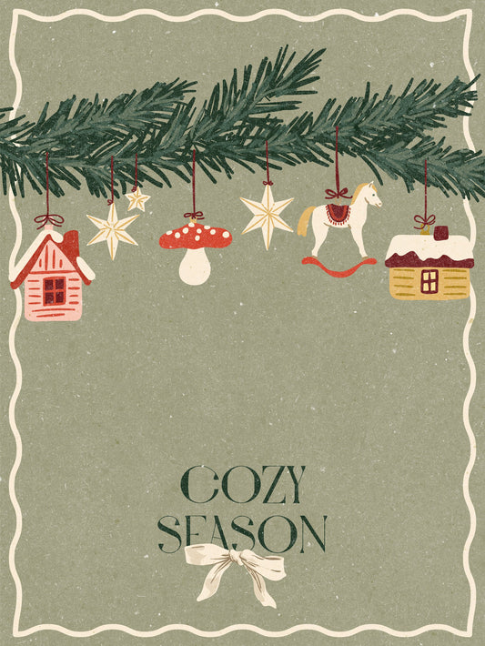 Toys on the Christmas tree - Poster / Art Print