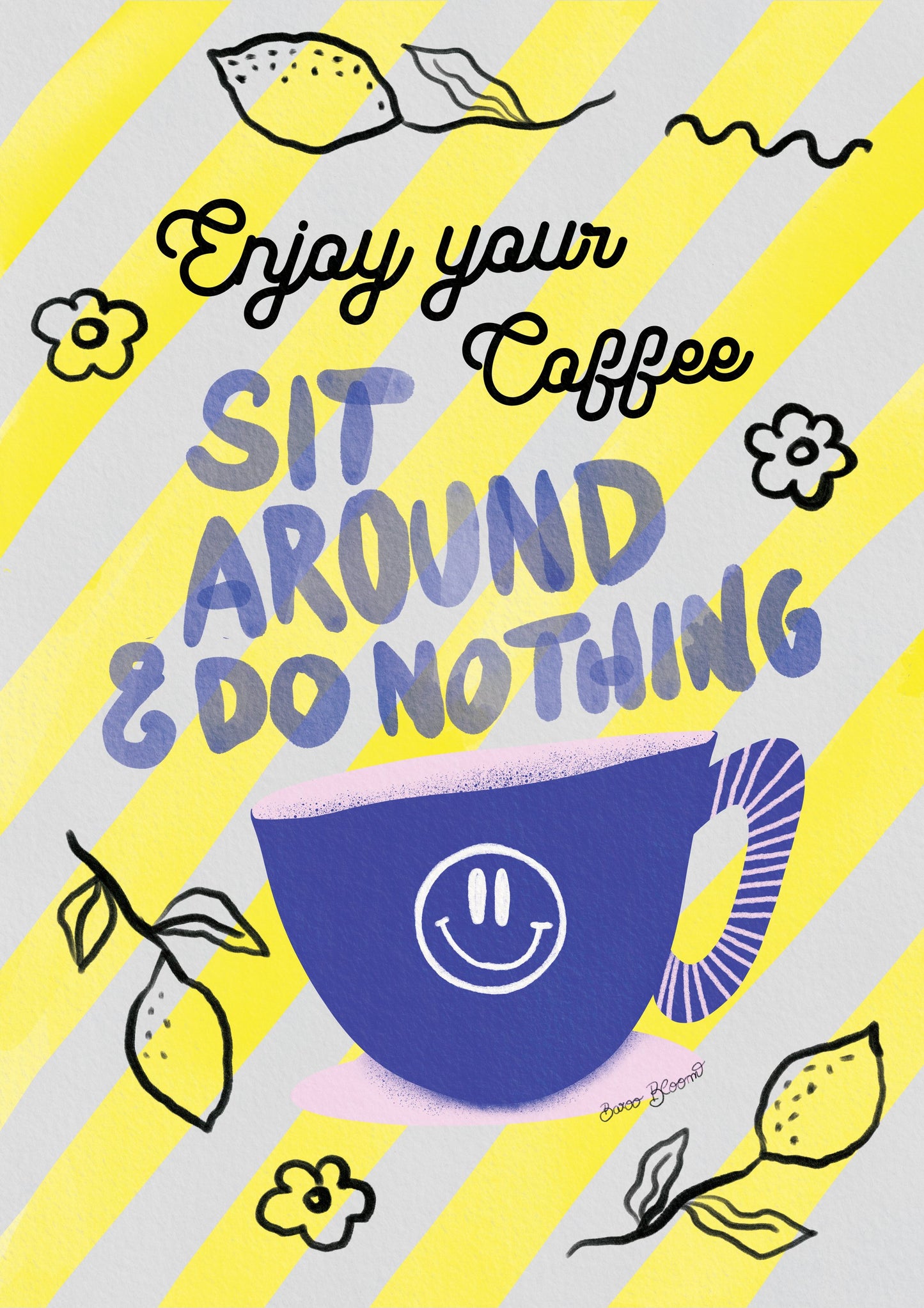 Enjoy Coffee - Poster / Art Print