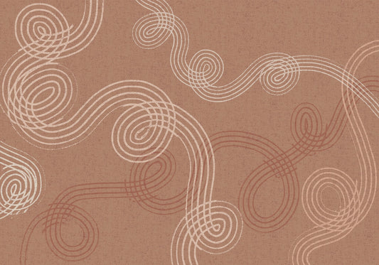 calming essentials loops Mocha Mousse - Poster / Art Print