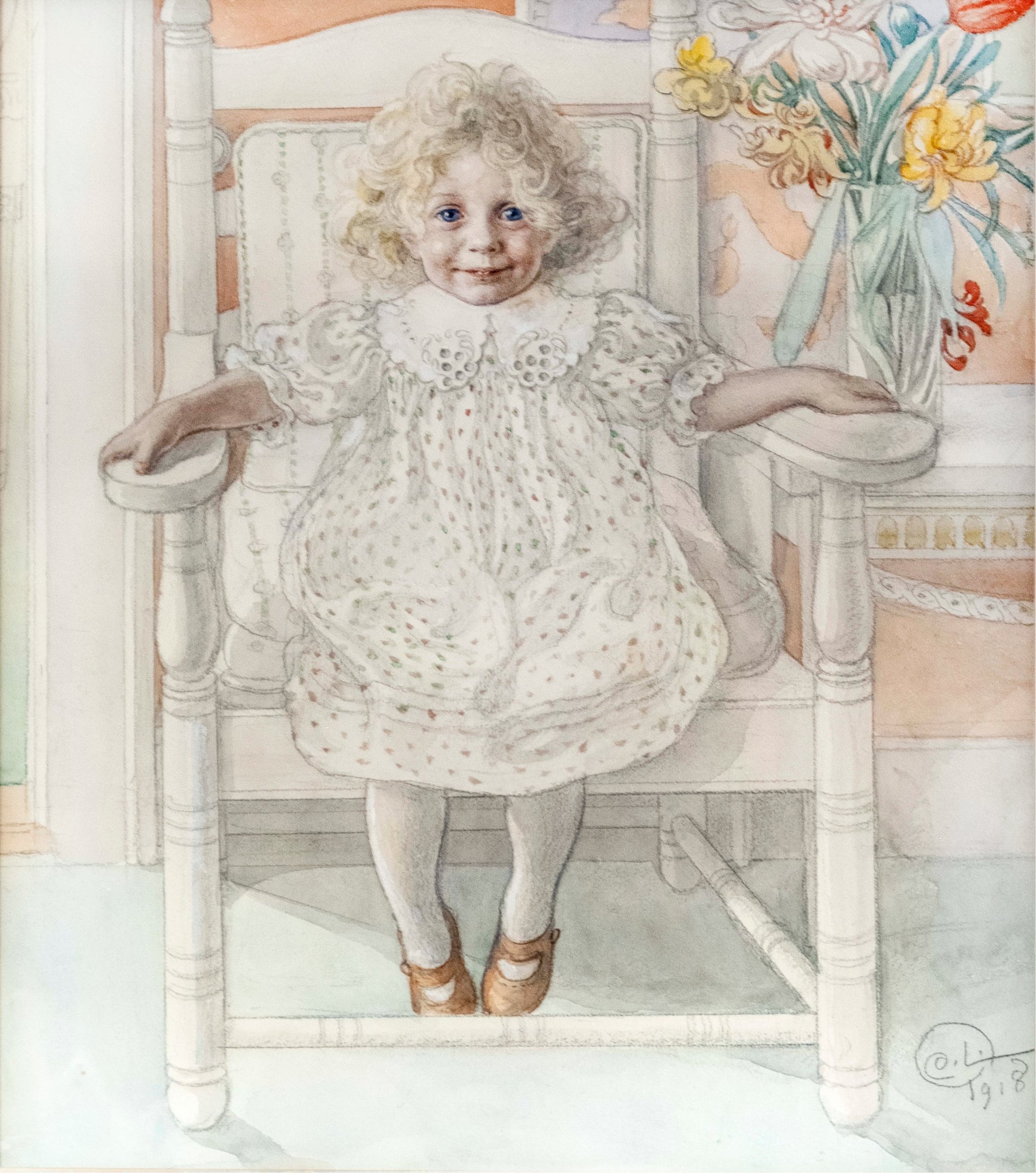Portrait of Inga Maria Thiel, 1918 - Poster / Art Print