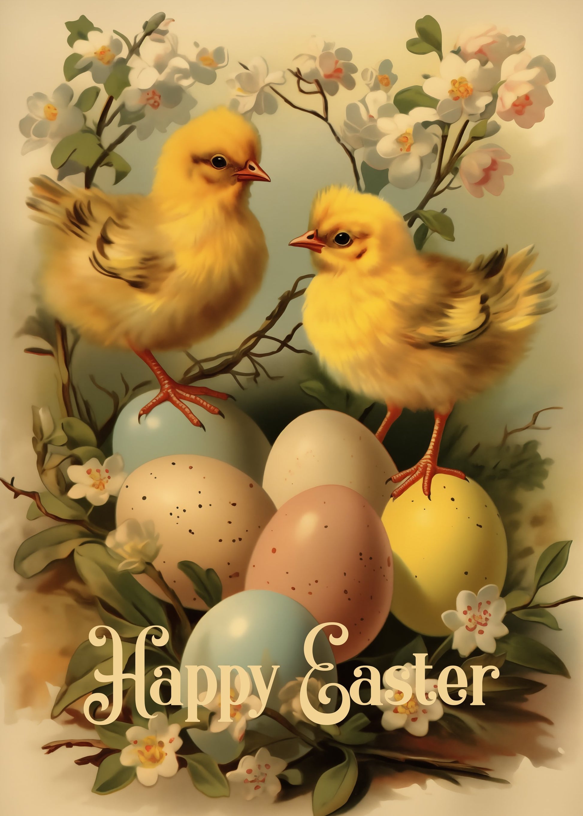 Happy Easter No 6 - Poster / Art Print