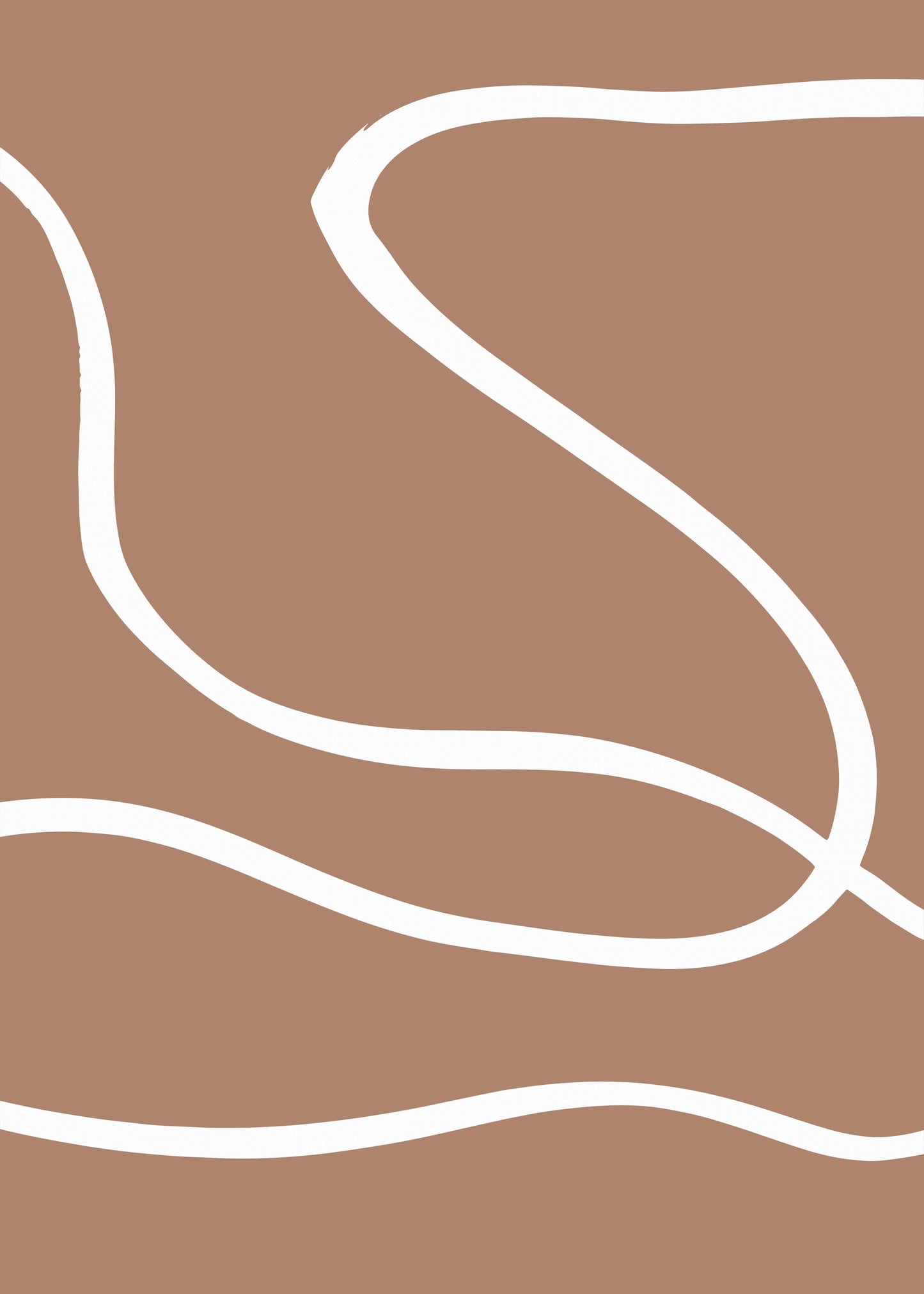 Abstract Mocha - Poster / Art Print
