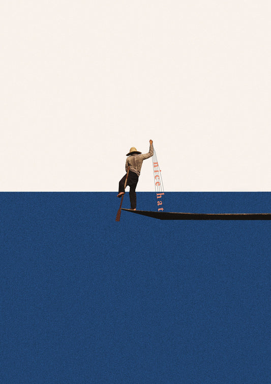 Fishing for compliments - Poster / Art Print