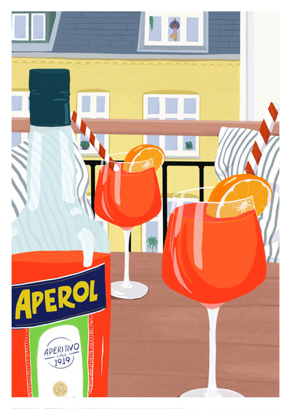 Balcony Hygge - Poster / Art Print