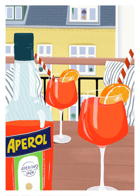 Balcony Hygge - Poster / Art Print