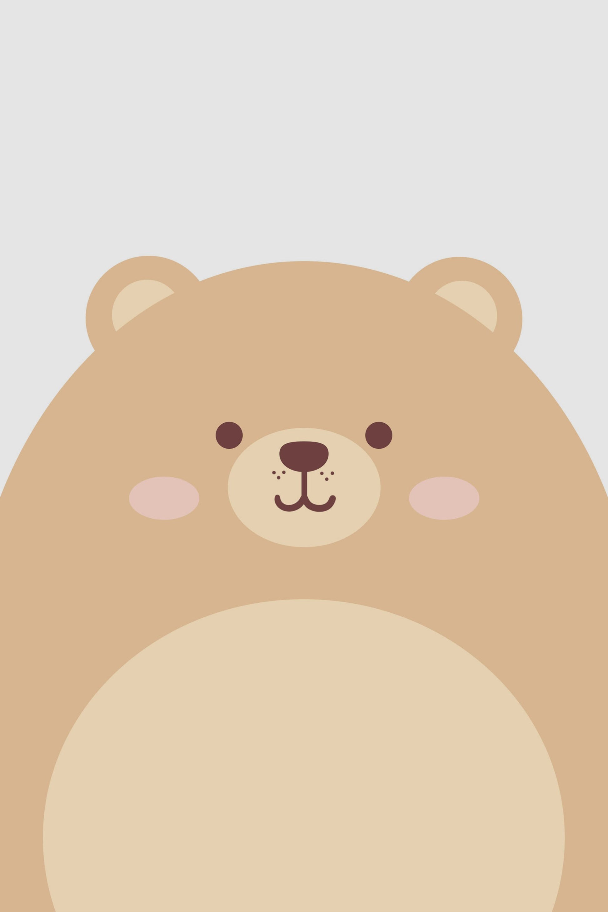 Cute Bear - Poster / Art Print