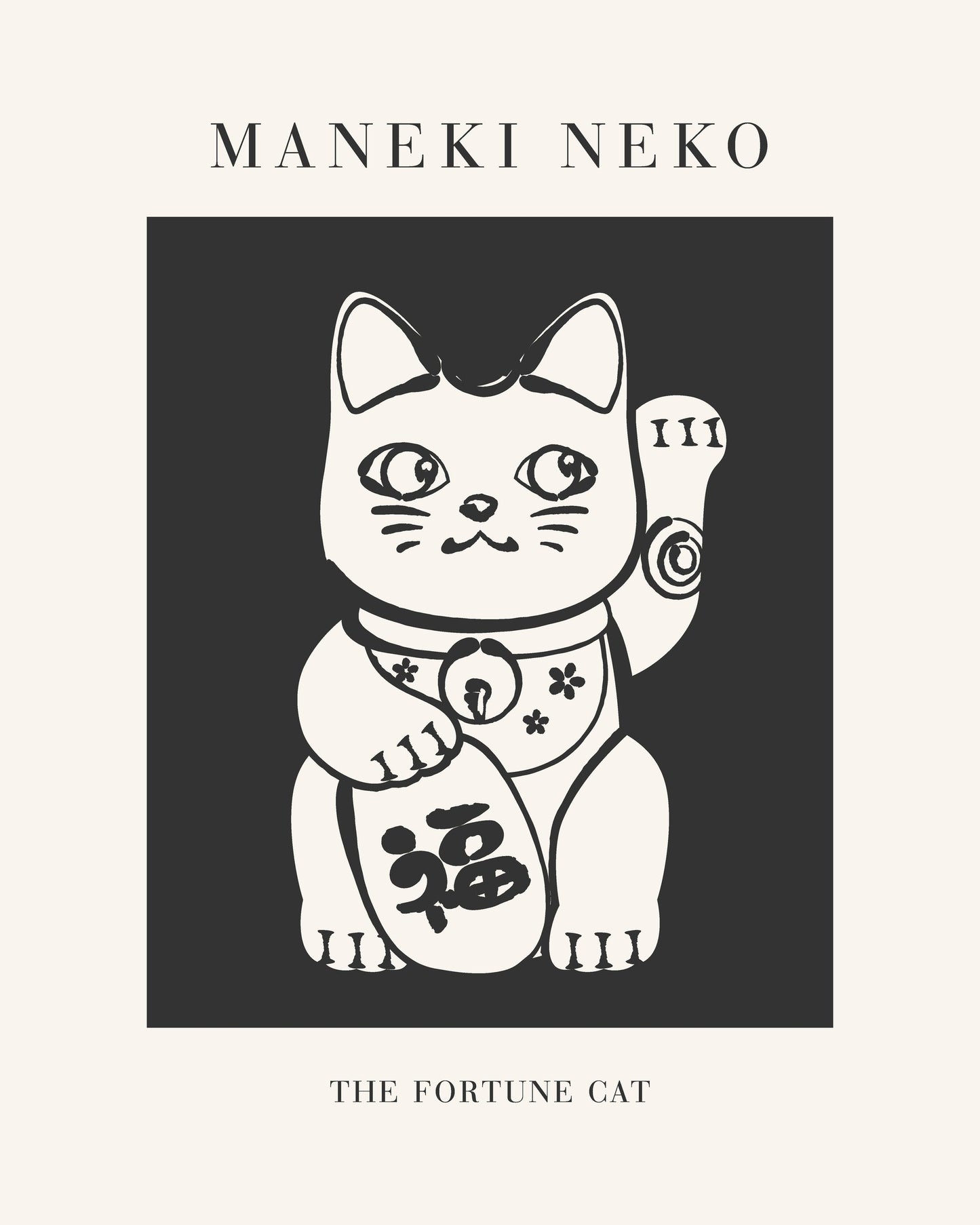 Manekineko - Poster / Art Print