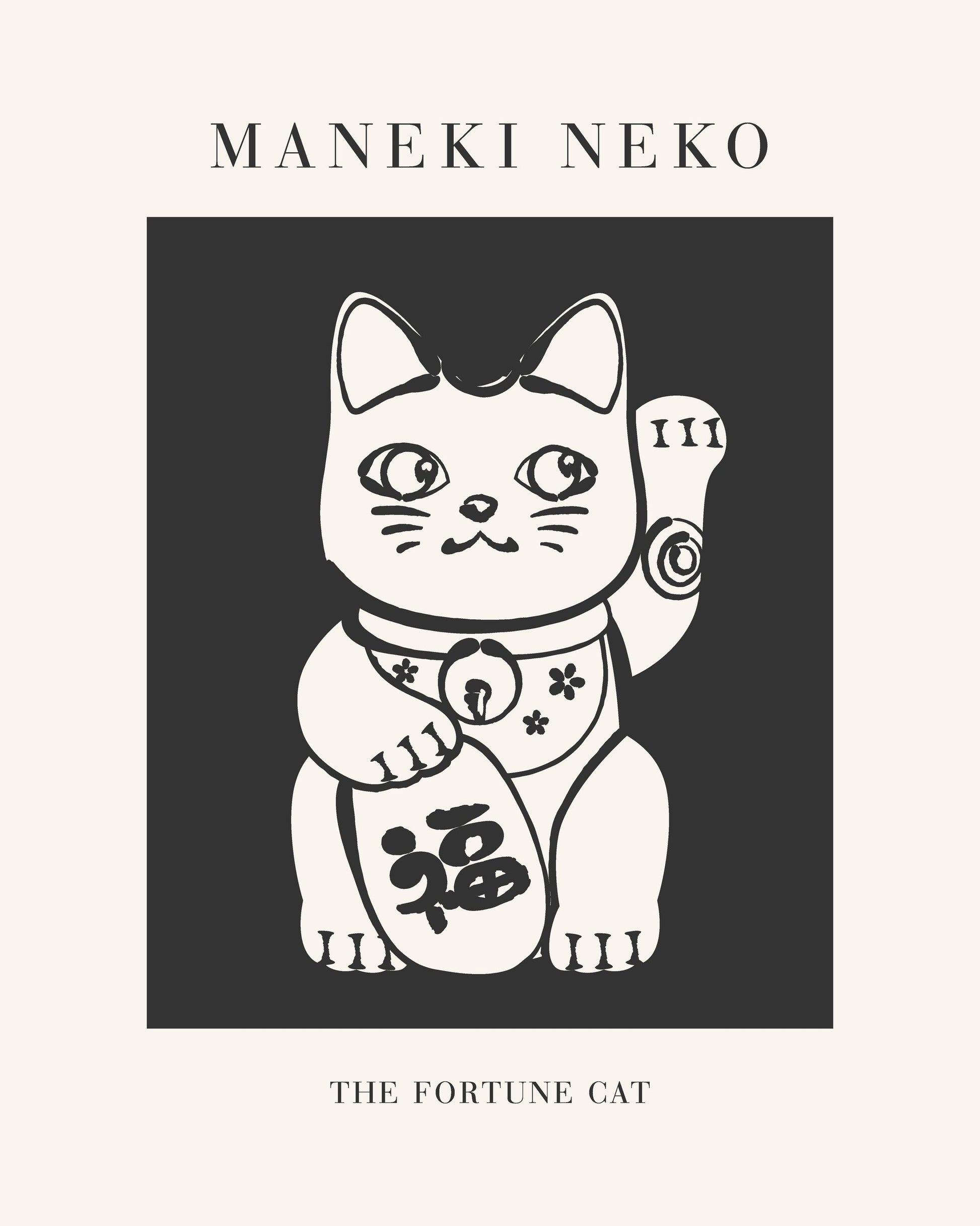 Manekineko - Poster / Art Print