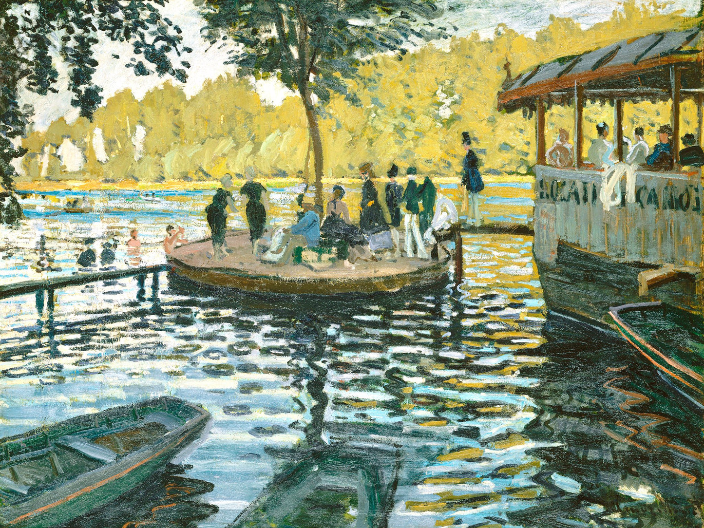 La Grenouillère (1869) By Claude Monet - Poster / Art Print