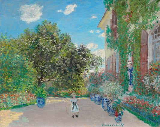 The Artist's House At Argenteuil (1873) - Poster / Art Print