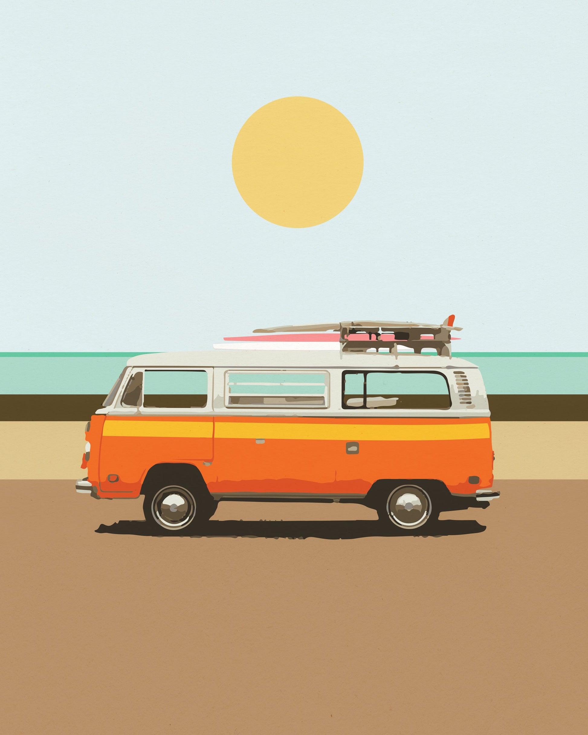 Road Trip 1 - Poster / Art Print