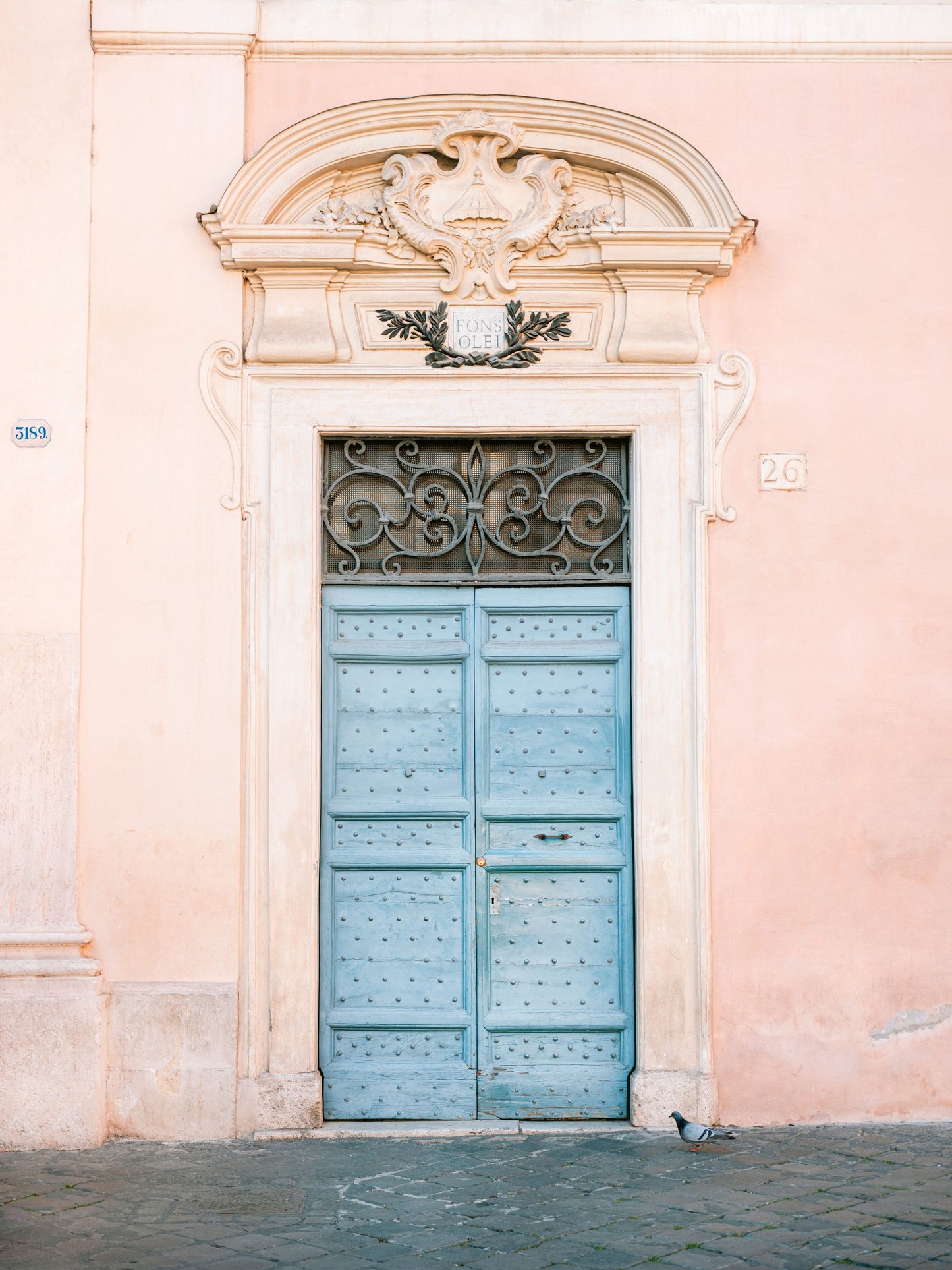 Pastel Trastevere - Rome Italy travel photography - Poster / Art Print