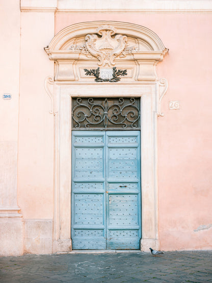 Pastel Trastevere - Rome Italy travel photography - Poster / Art Print