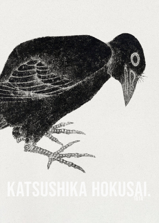 Katsushika Hokusai's Bird 1814 - Poster / Art Print