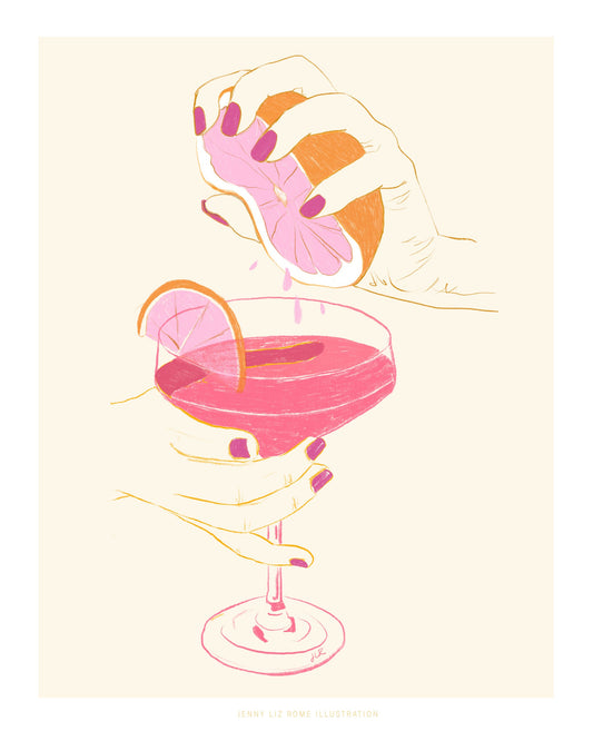 Jlr Cocktail - Poster / Art Print