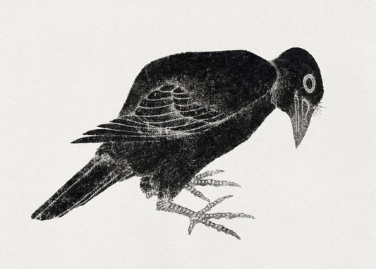 Bird, From Album of Sketches (1814) Vintage Japanese Woodblock Prints - Poster / Art Print