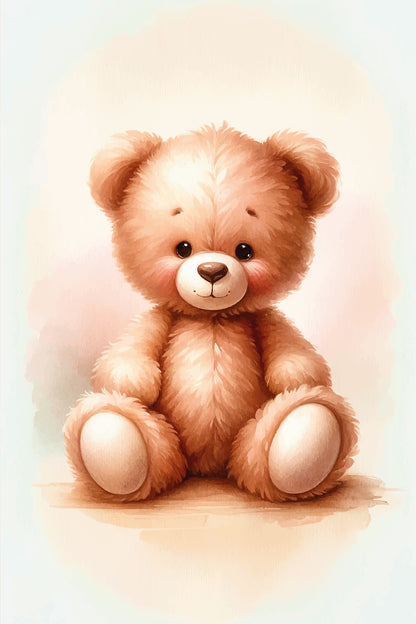 Teddy bear - Poster / Art Print