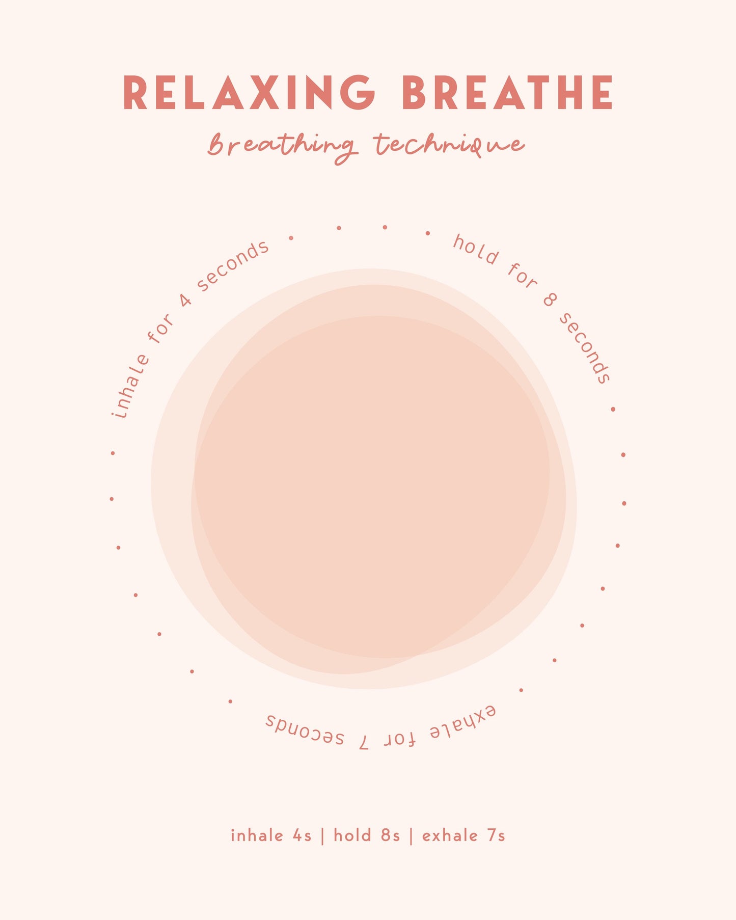Relaxing Breathe - Poster / Art Print