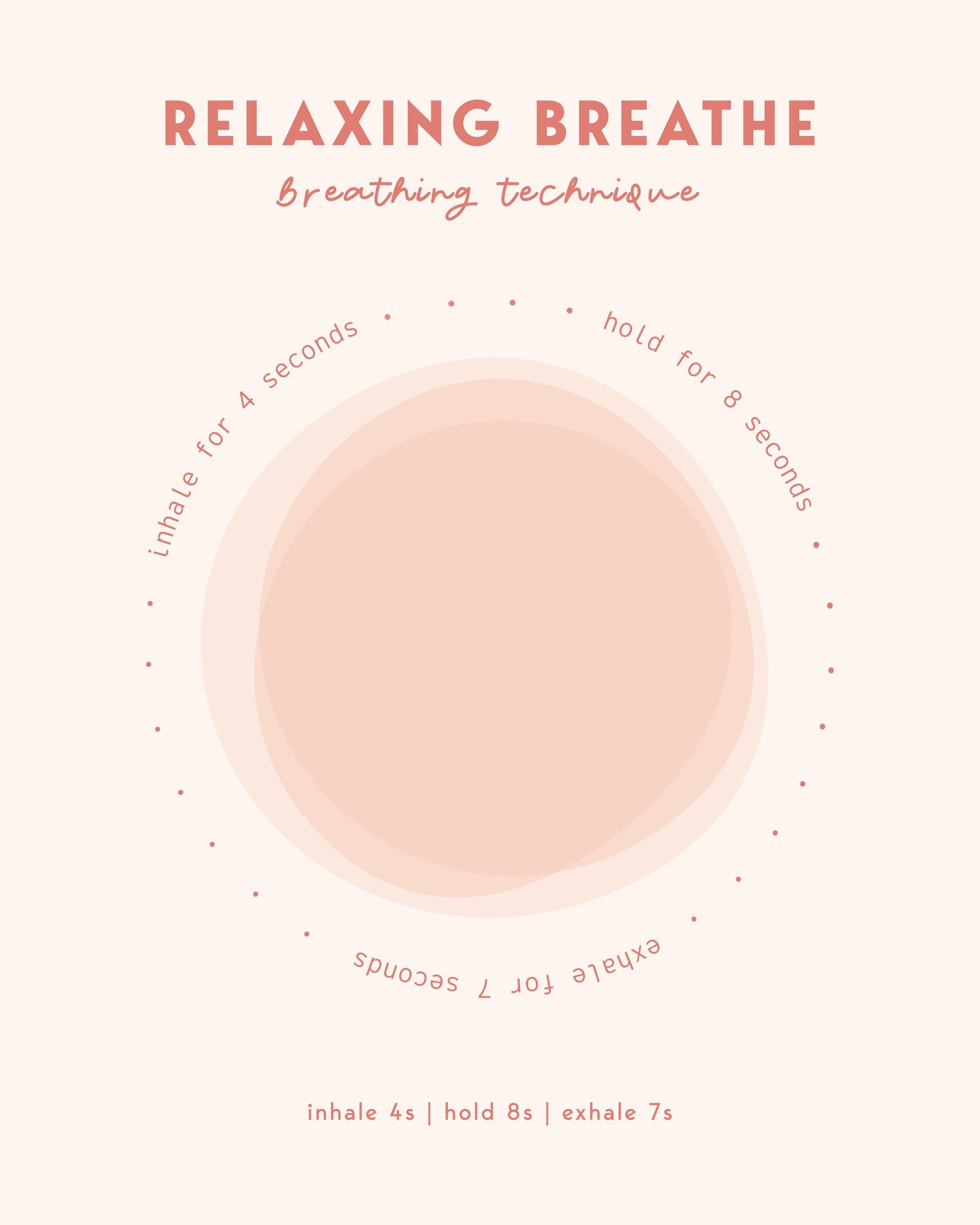 Relaxing Breathe - Poster / Art Print