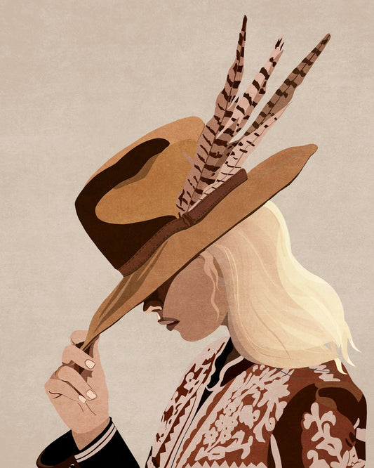 Feathered Elegance - Poster / Art Print