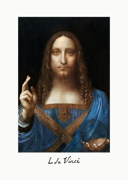Salvator Mundi (circa 1500) - Poster / Art Print