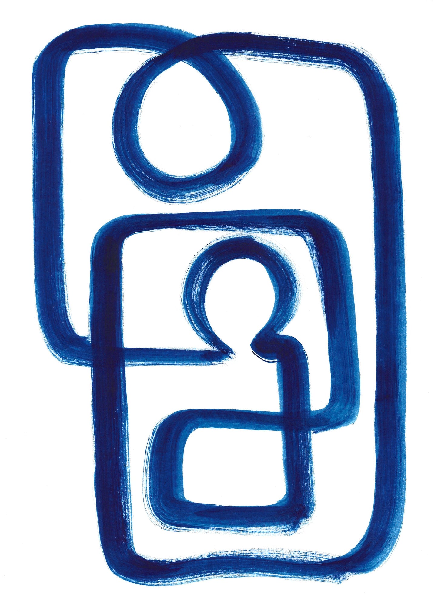 Blue Embrace - Poster / Art Print