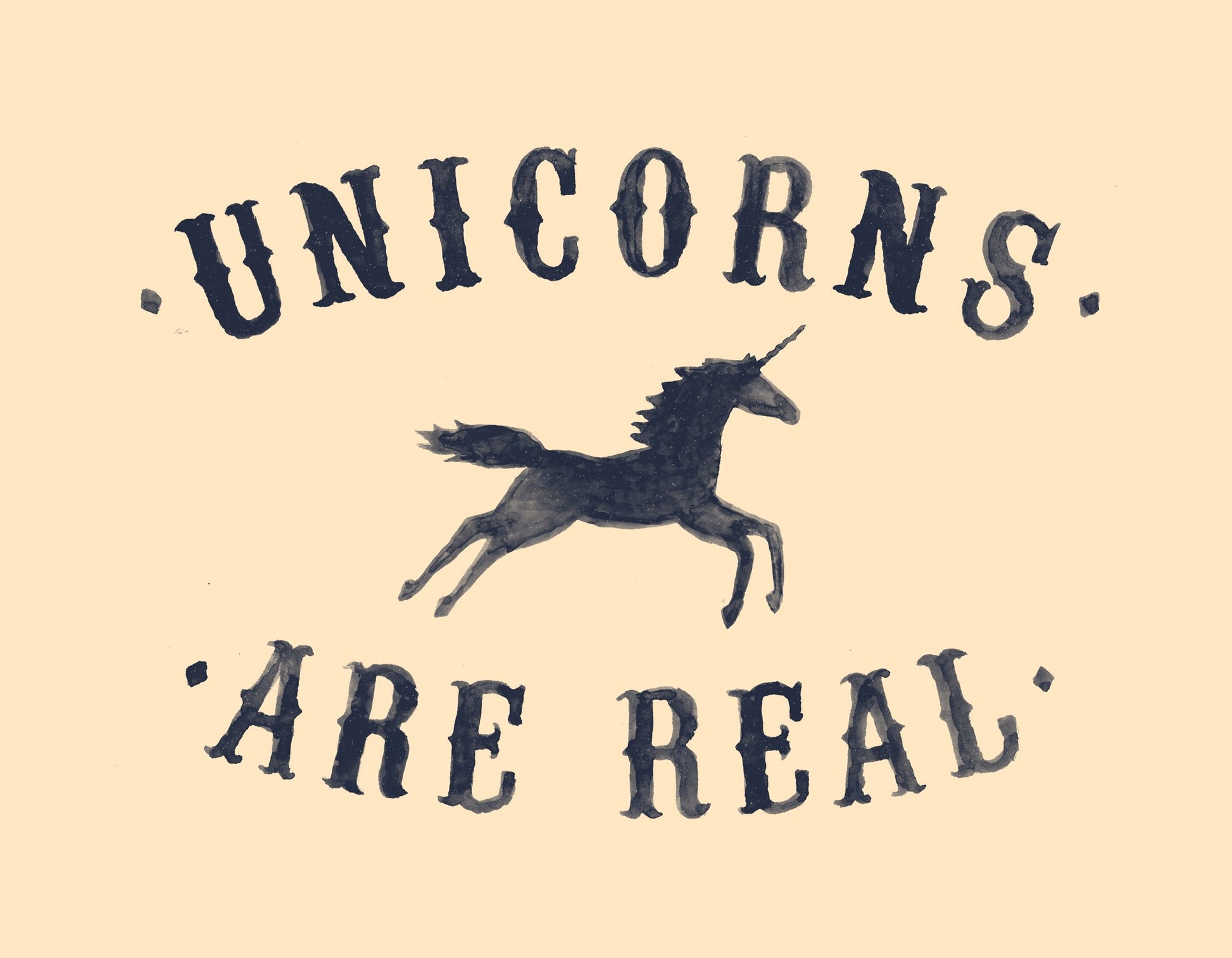 Unicorns Are Real Ii - Poster / Art Print